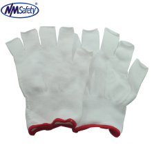 NMSAFETY cotton gardening half fingers gloves